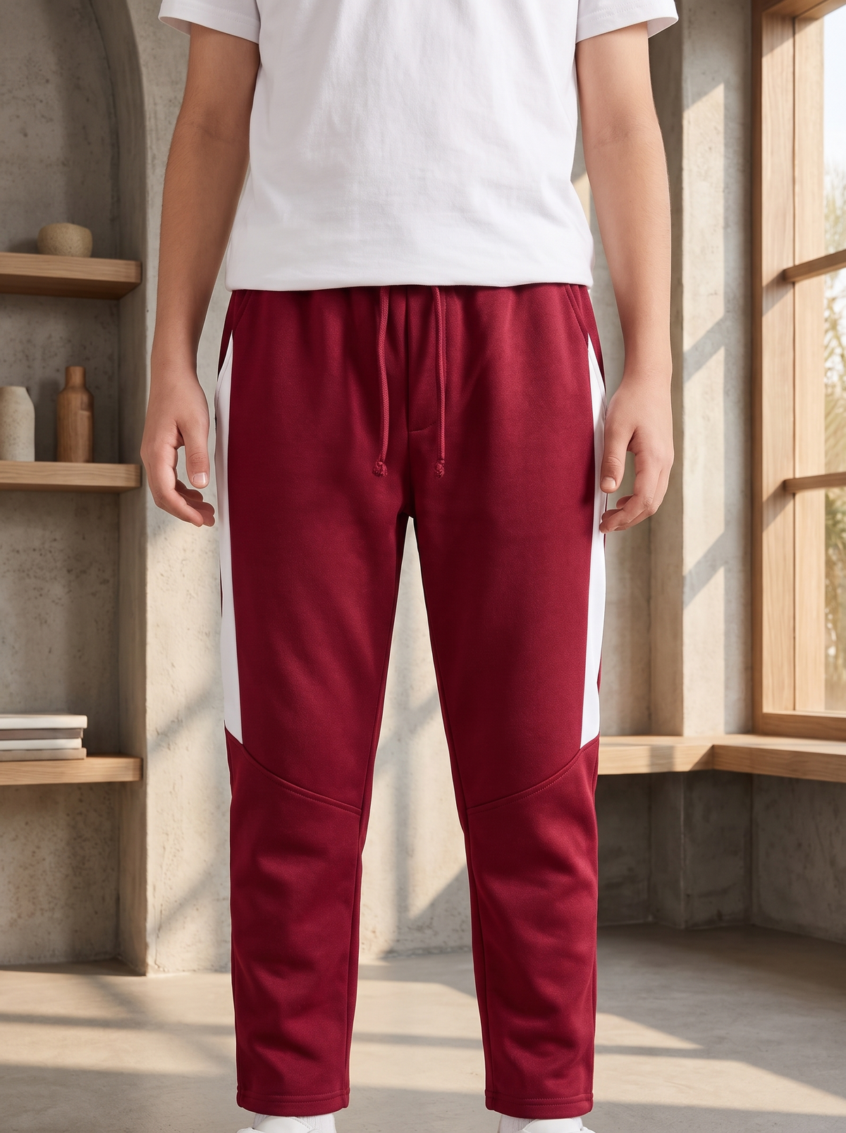 Boys’ Side-Stripe Athletic Joggers – Casual Sportswear & Active Track Pants