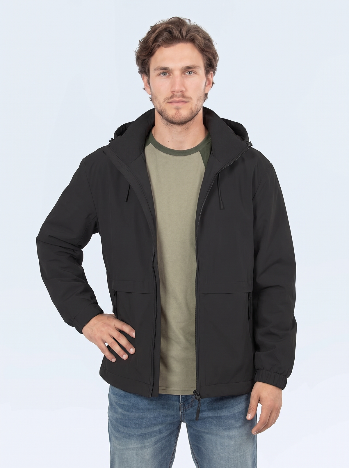 Men's Waterproof Hoodie Jacket - Finelook