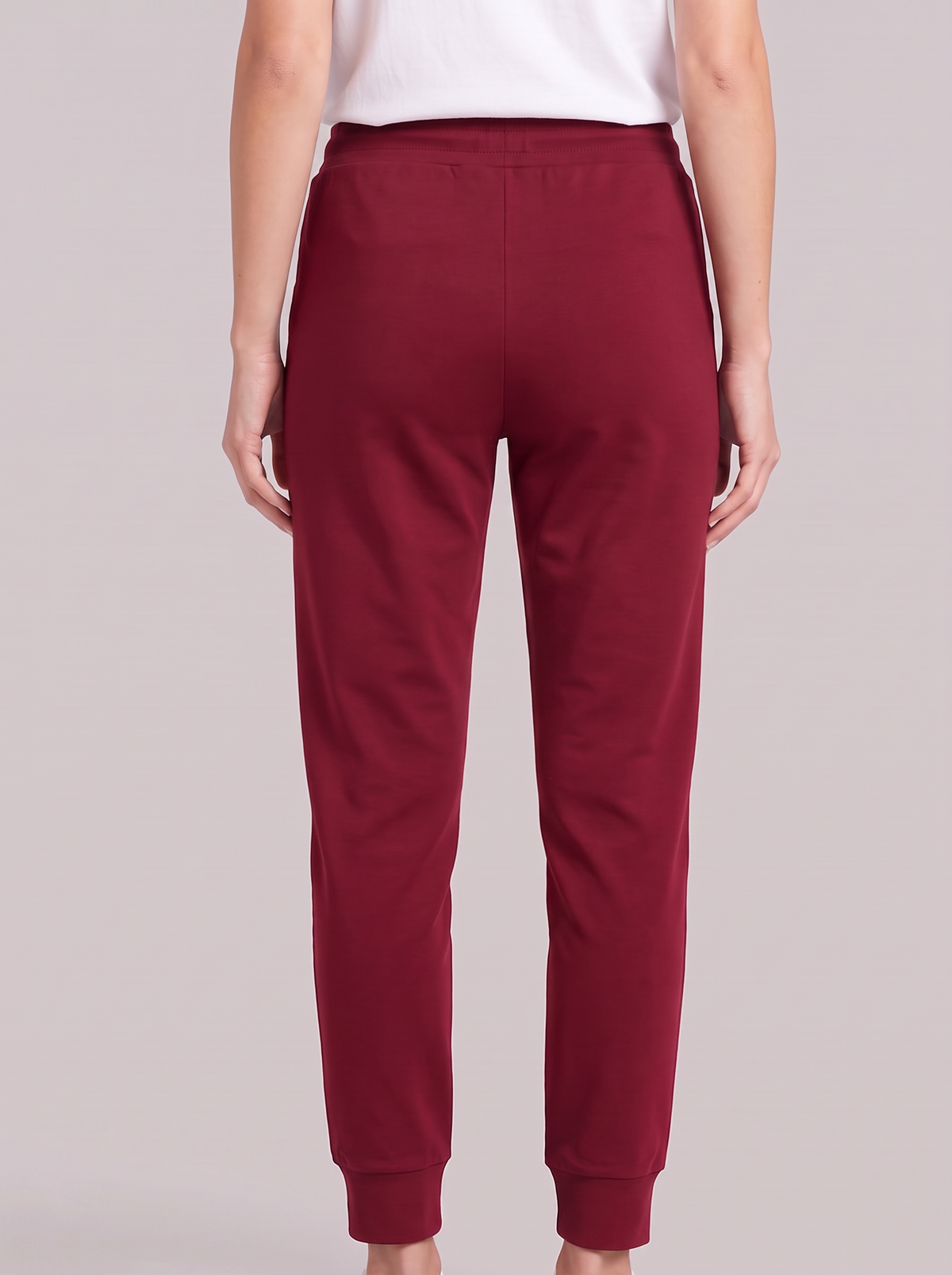 Women's High-Waisted Drawstring Jogger Pants – Soft Stretch Cuffed Sweatpants with Pockets