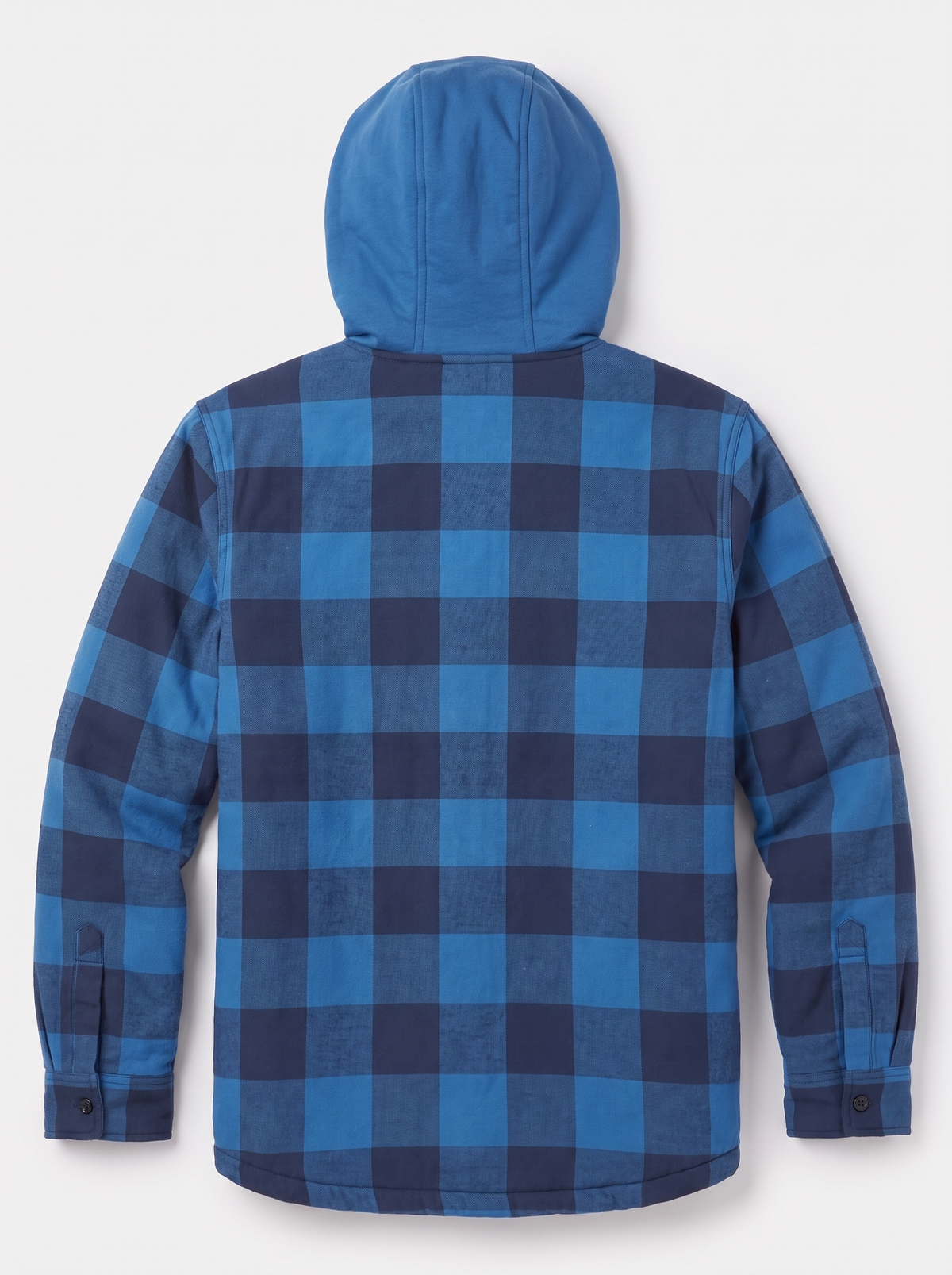 Men's Sherpa-Lined Flannel Hoodie Jacket – Heavyweight Plaid Zip-Up Workwear Shacket