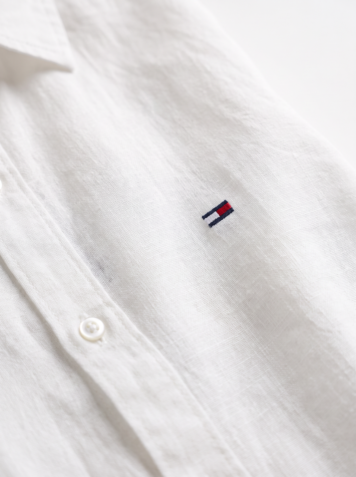 Men's Custom Fit Linen Button-Up Shirt – Breathable Summer Casual Shirt