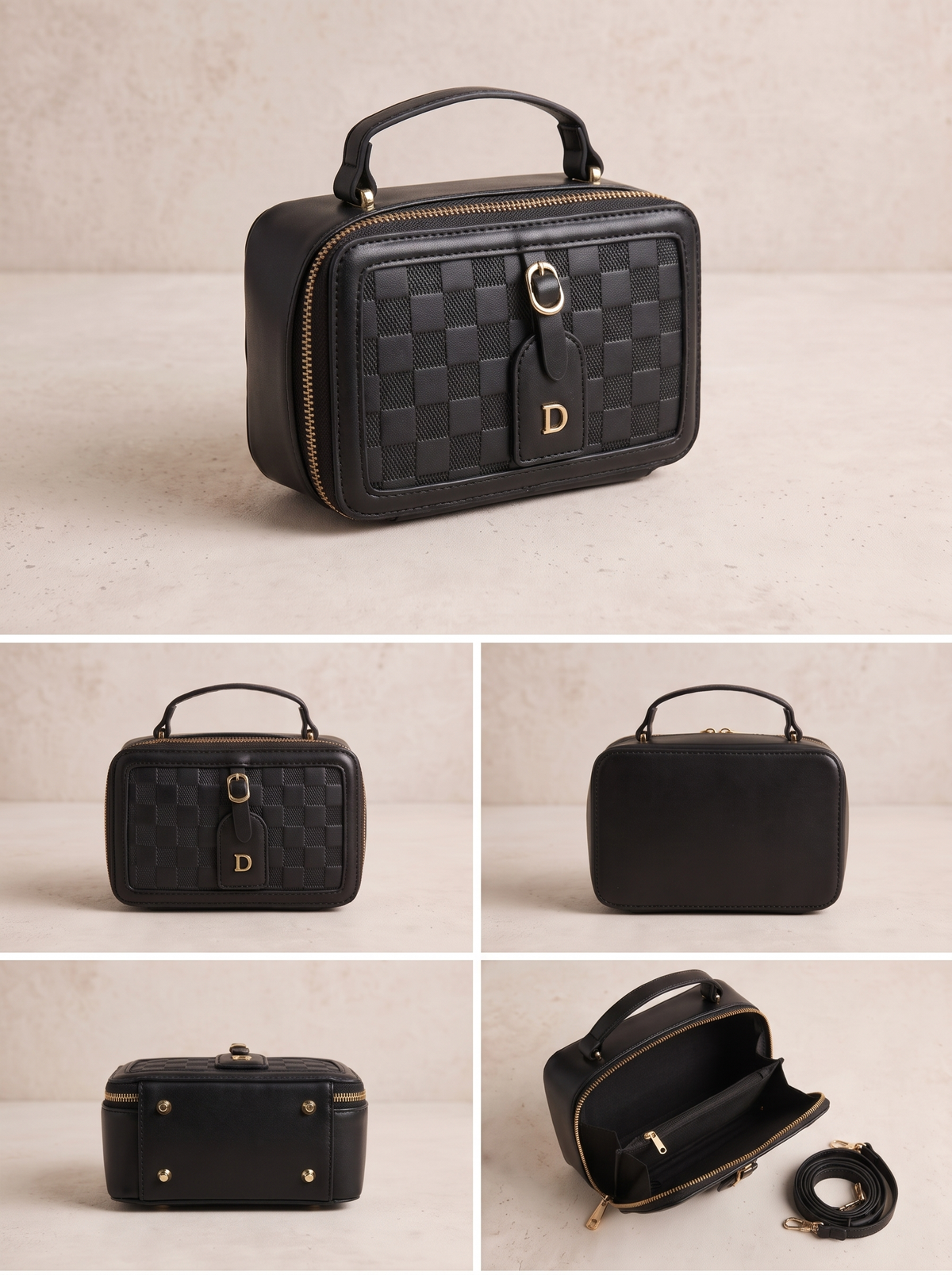 Chic Structured Crossbody Small Size Bag - Printed