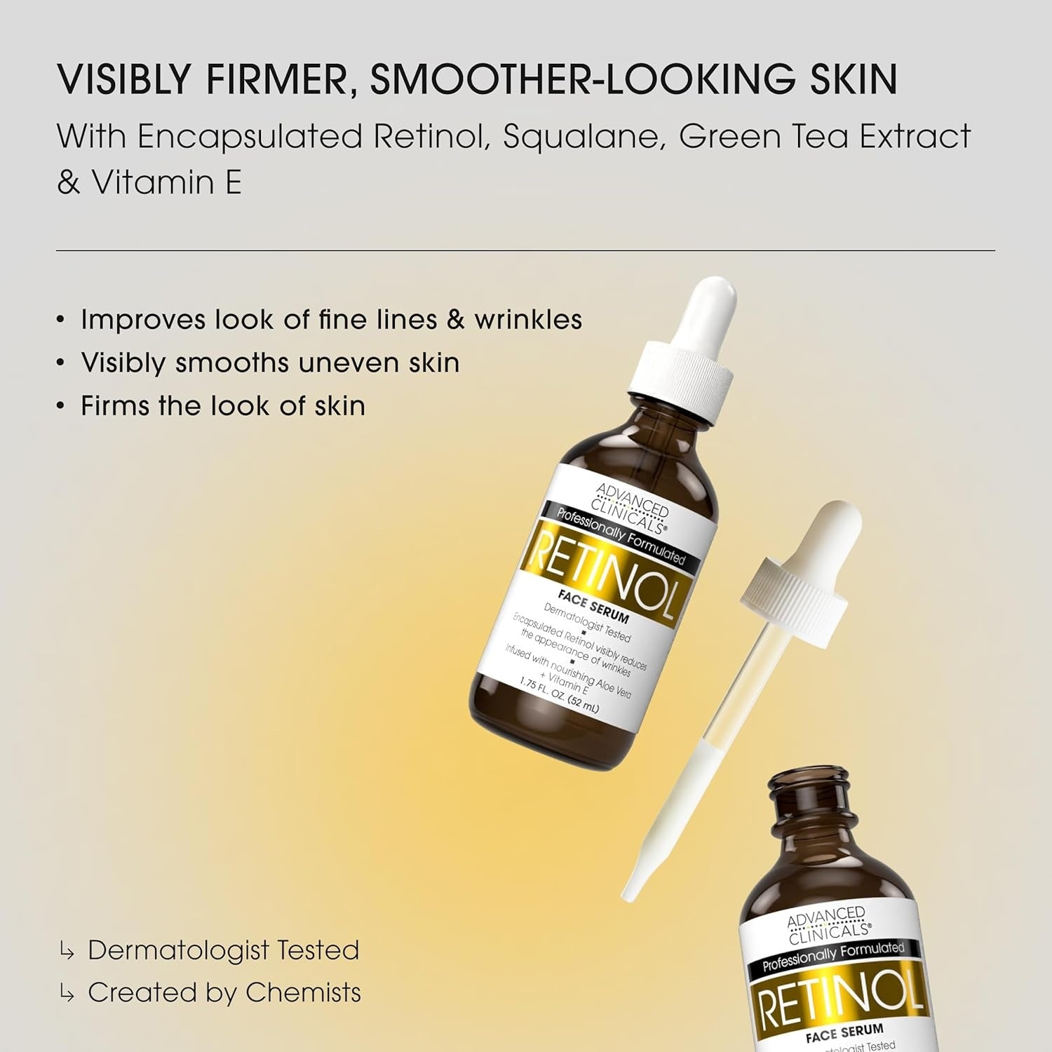 Advanced Clinicals Retinol Serum 52 ml