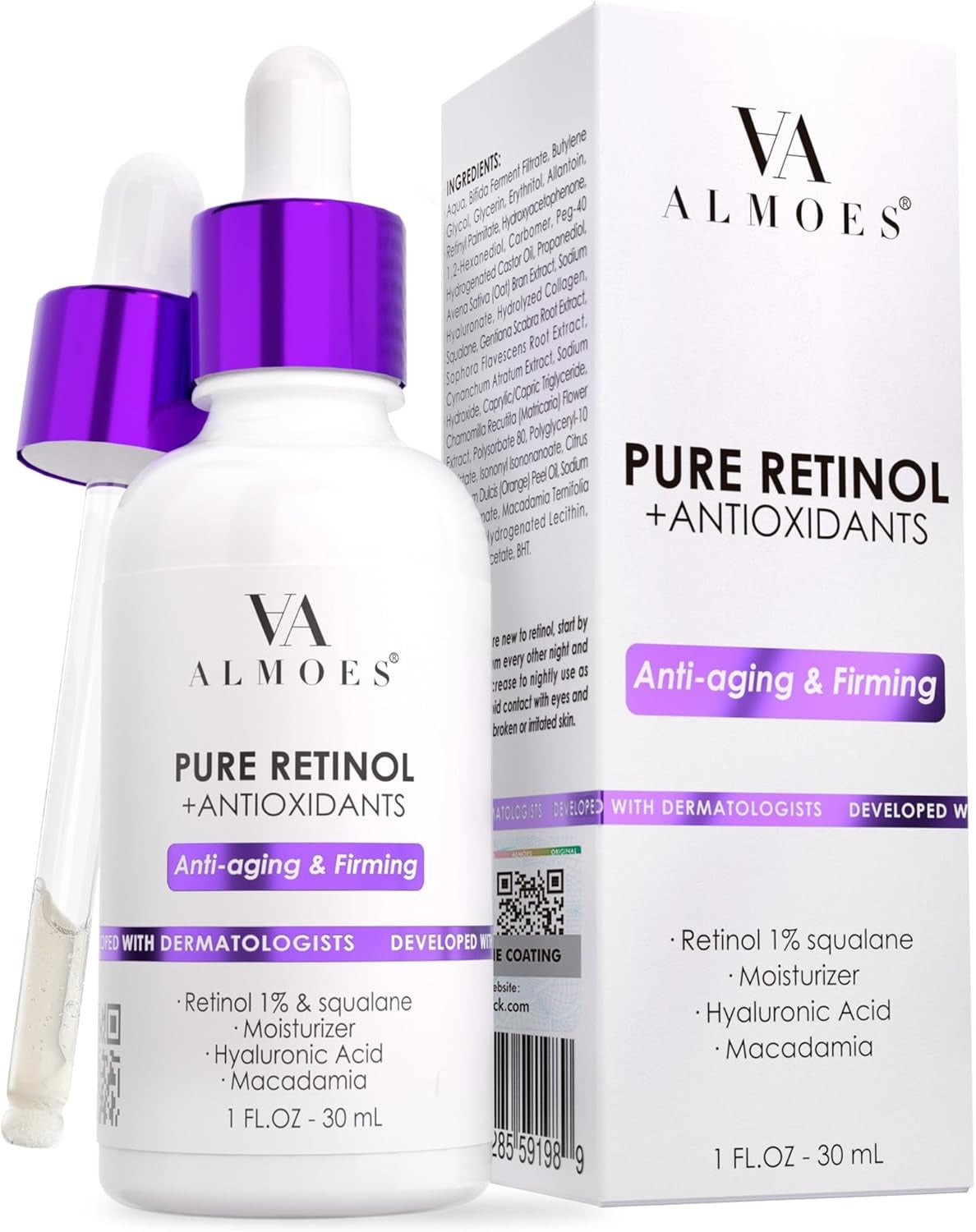 Almoes - Retinol Squalane Serum - 30ml.