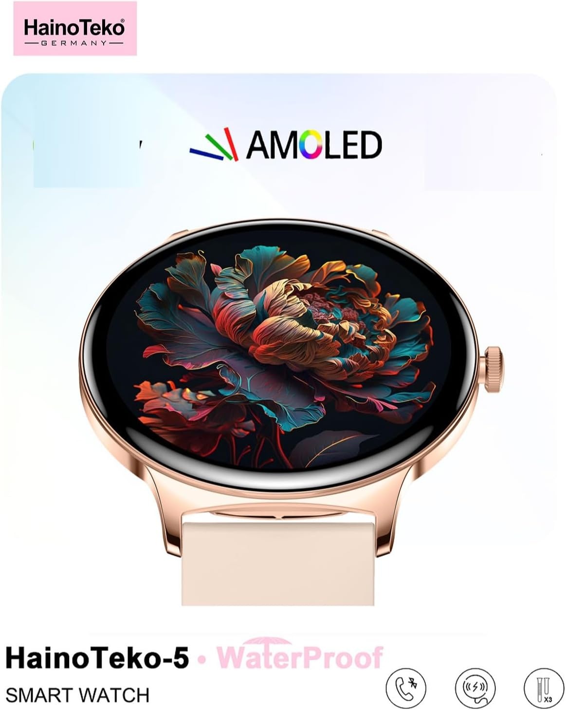 Super slim smart watch with advanced features and sleek design for modern tech enthusiasts