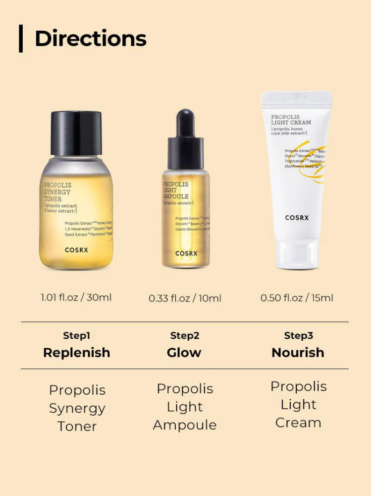 COSRX - Honey Glow Trial Kit 3 Pcs