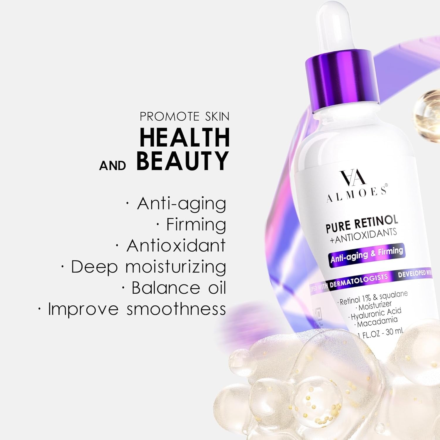 Almoes - Retinol Squalane Serum - 30ml.