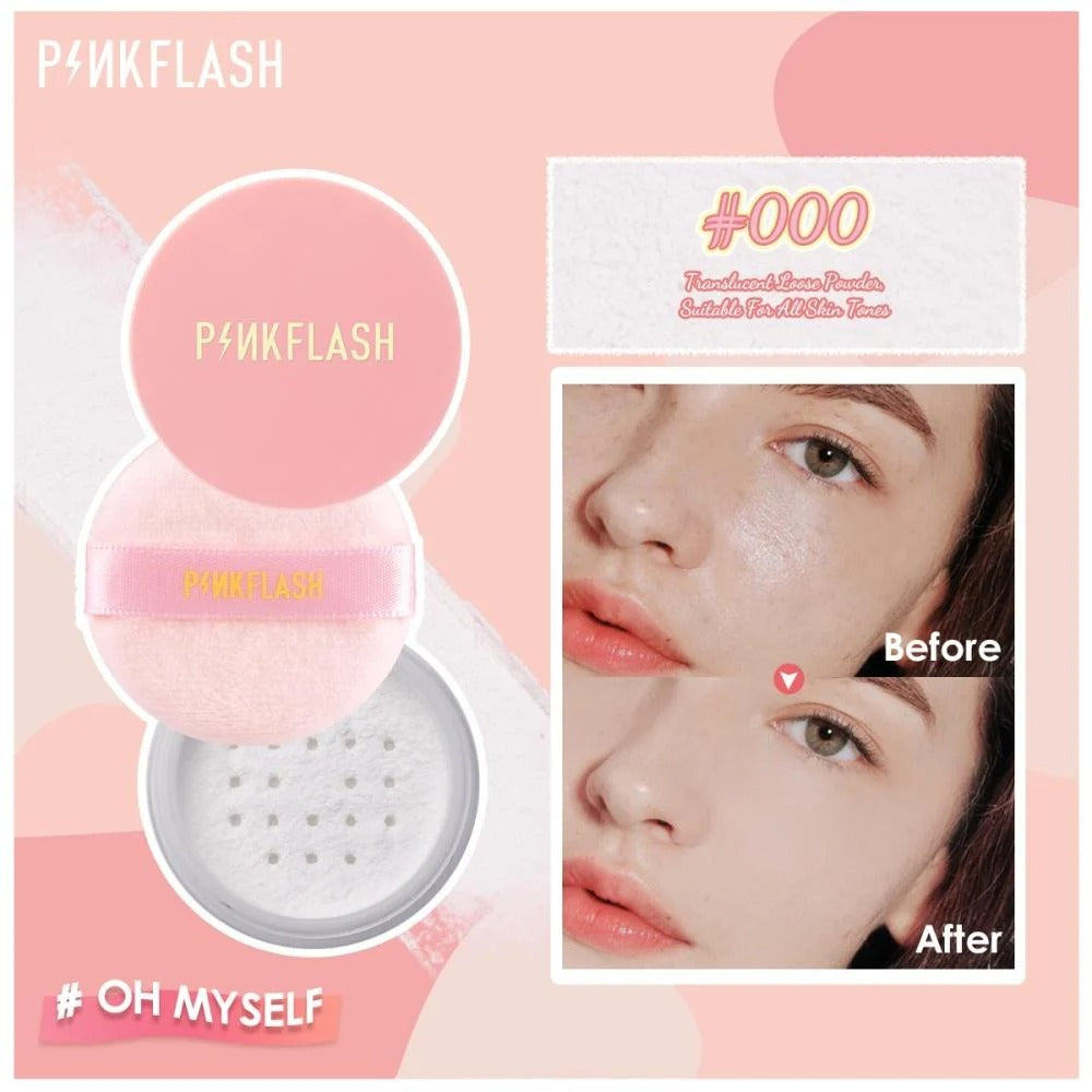 Pink Flash - Oil Control Translucent Loose Powder - 000.
