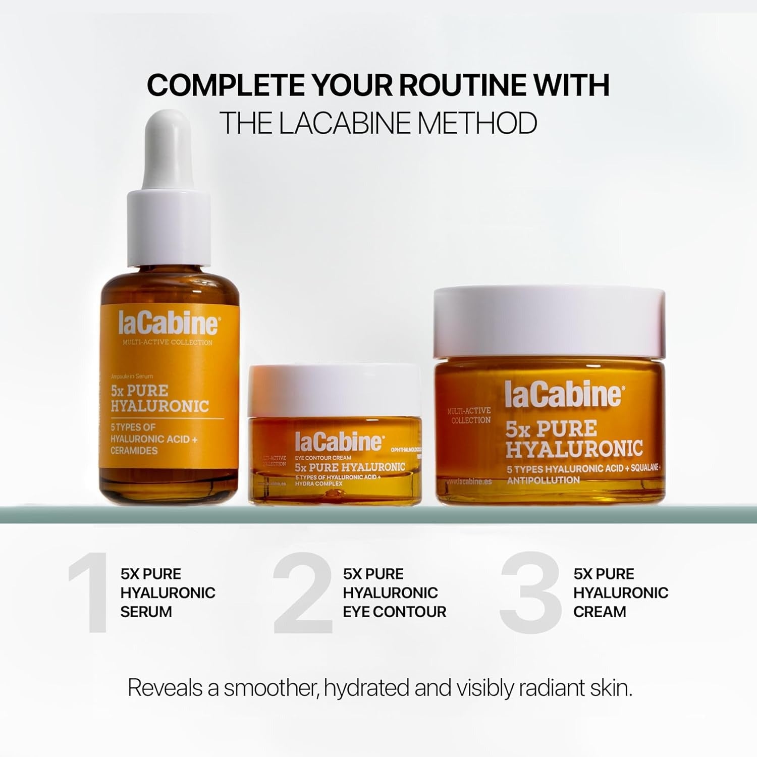 Lacapine 5x Pure Hyaluronic Acid Moisturizing Face Cream - 50 ml.