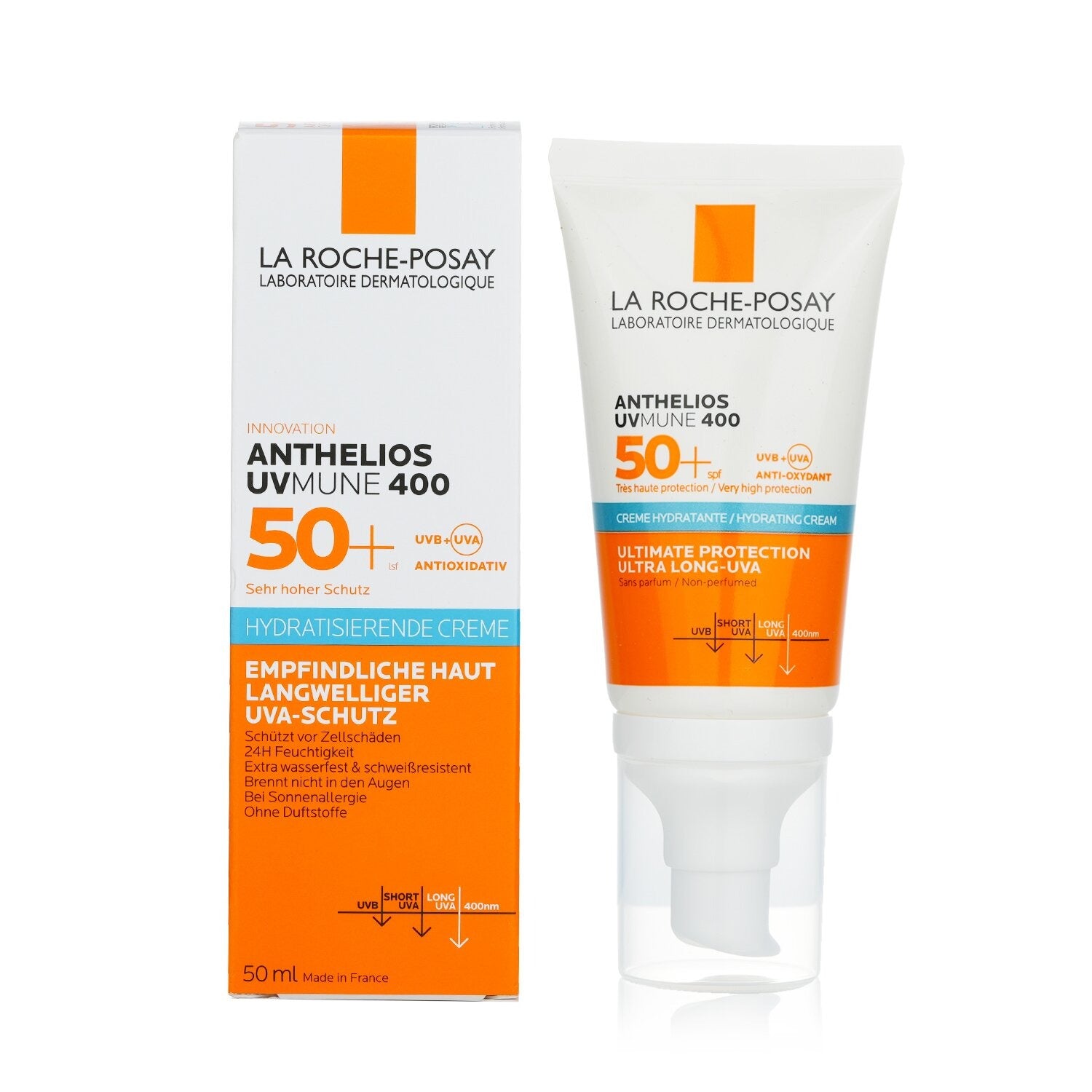 La Roche-Posay Anthelios UVMune 400 Moisturizing Sunscreen SPF50+ 50ml