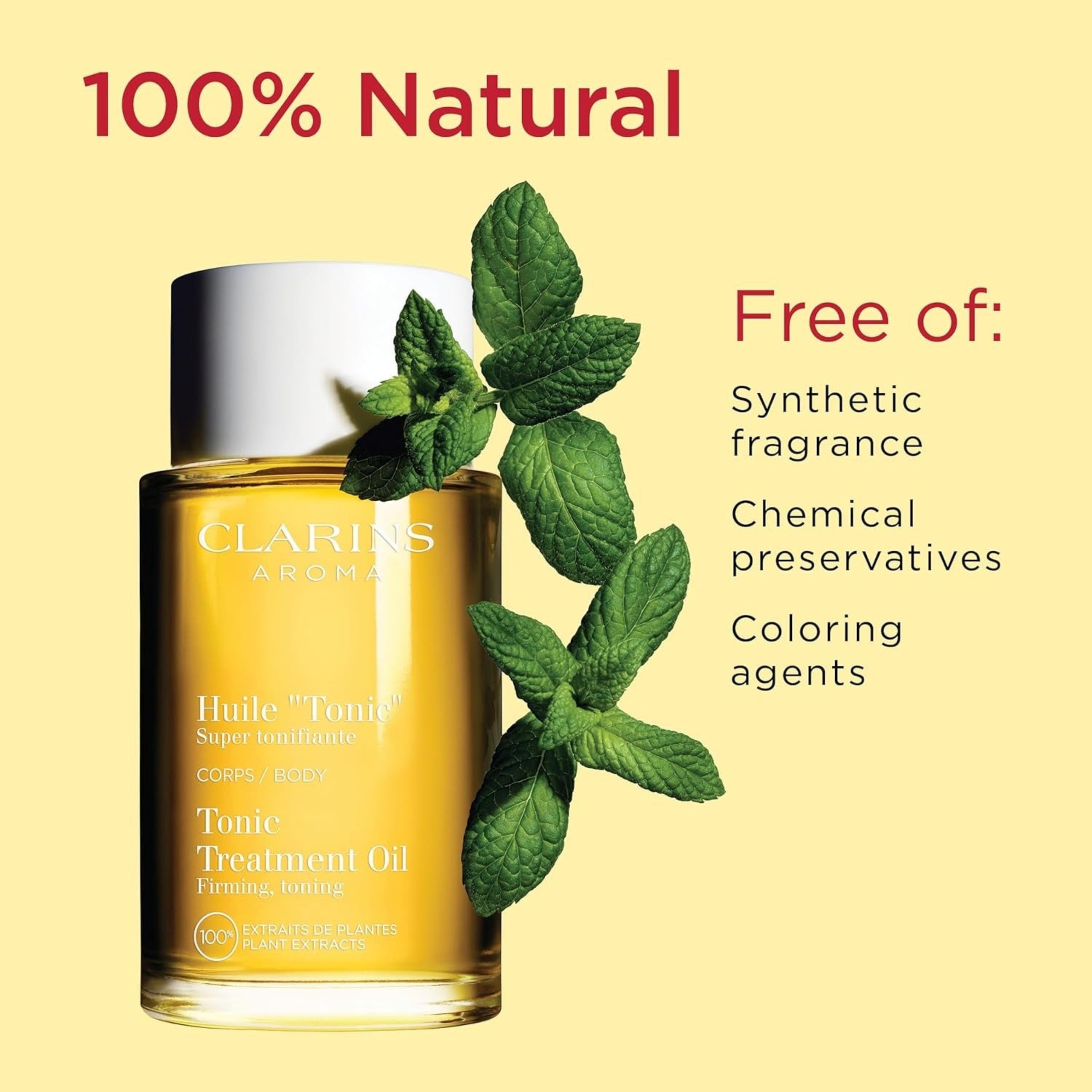 Clarins Paris HUILE TONIC super tonifiante Body Oil 100 ml.