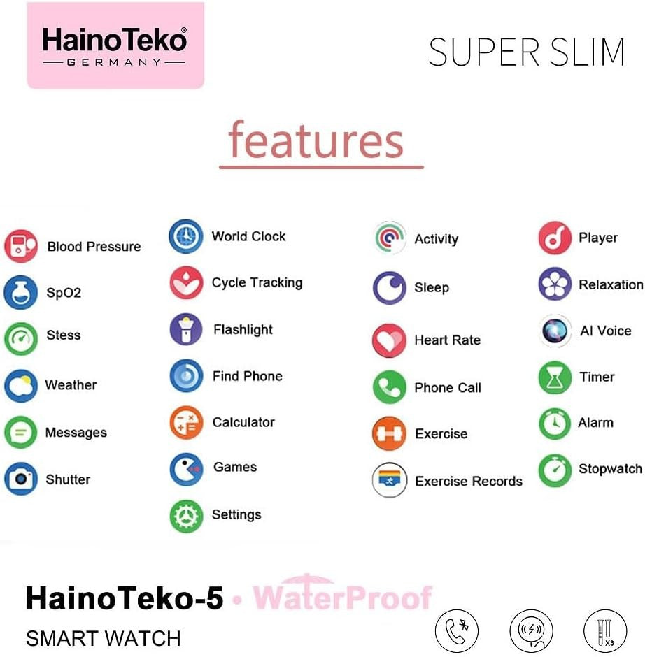 Super slim smart watch with advanced features and sleek design for modern tech enthusiasts