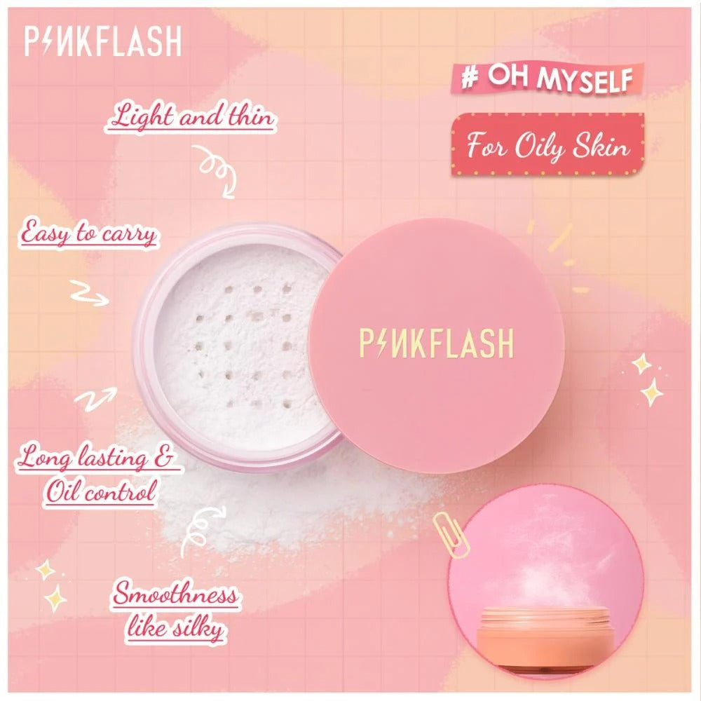 Pink Flash - Oil Control Translucent Loose Powder - 000.