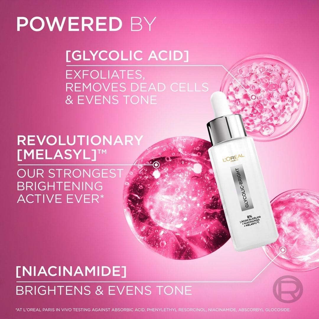 L’Oréal Paris Glycolic Bright Serum 30Ml.