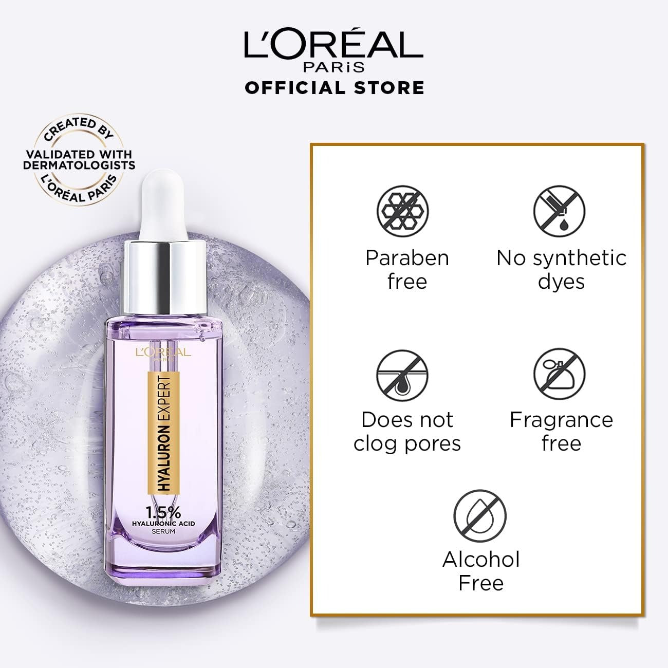 L’Oréal Paris Hyaluron Expert Replumping Serum With Hyaluronic Acid - 30Ml.