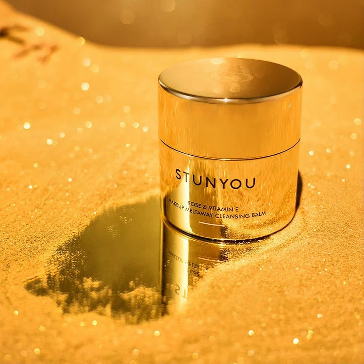 STUNYOU Rose & Vitamin E Makeup Meltaway Cleansing Balm for Dry Skin