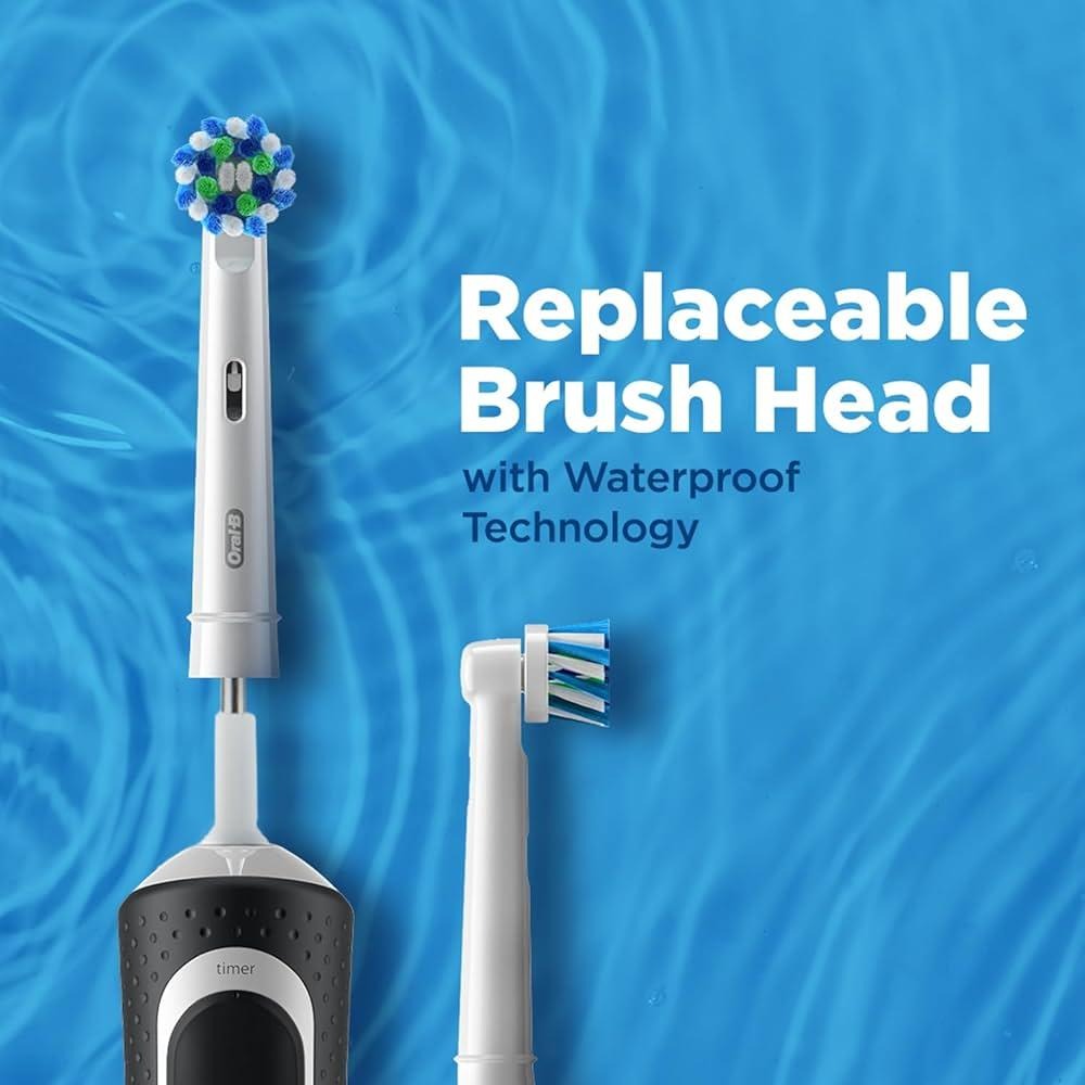 Oral-B Vitality 100 Cross Action Rechargeable Electric Toothbrush, Black.