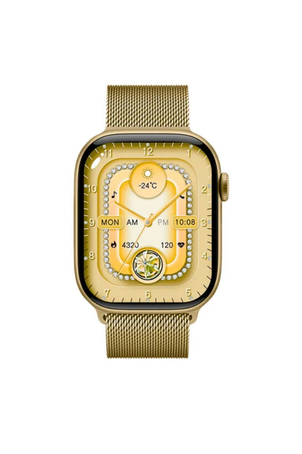 Compact smart watch featuring advanced technology and sleek design, perfect for modern lifestyle and fitness tracking.
