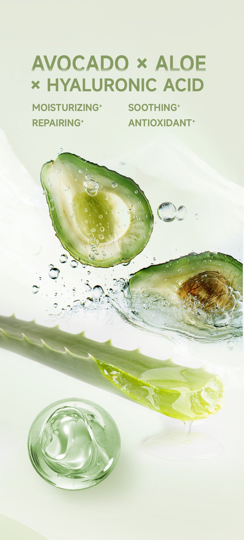 Avocado & Hyaluronic Acid Makeup Meltaway Cleansing Balm for all Skin type