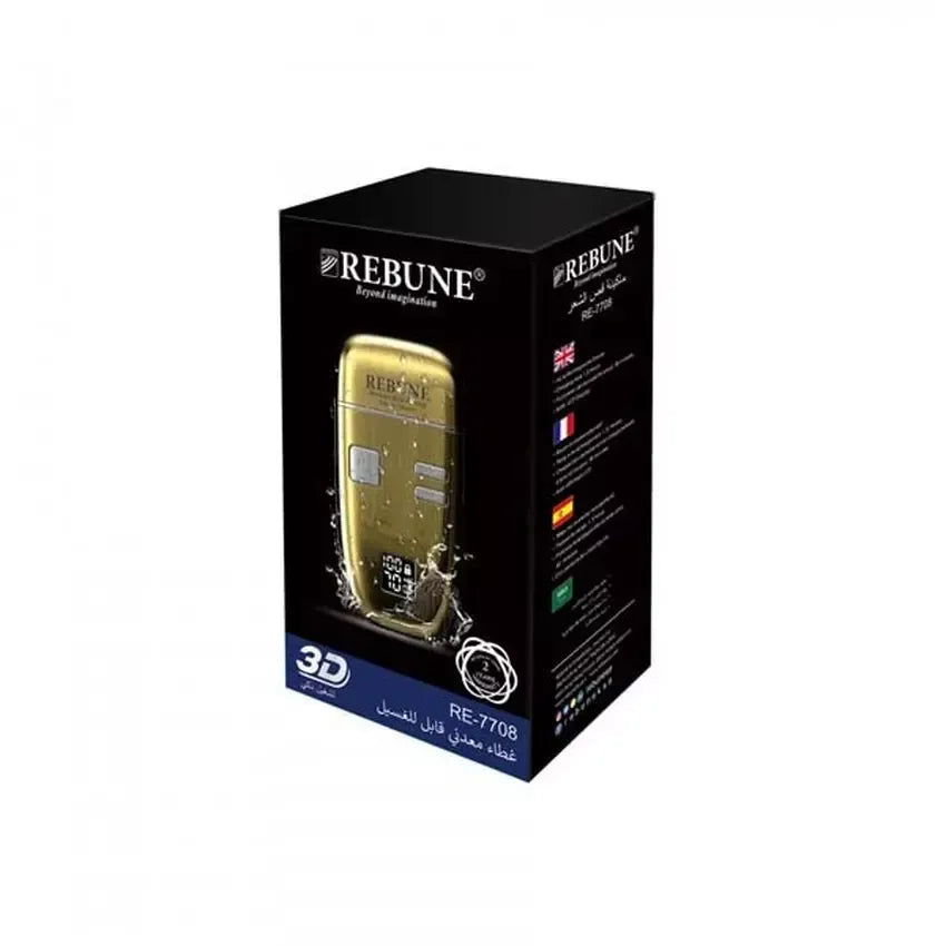 Rebune Electric Waterproof Shaver, 3 levels, 8w, Metal.