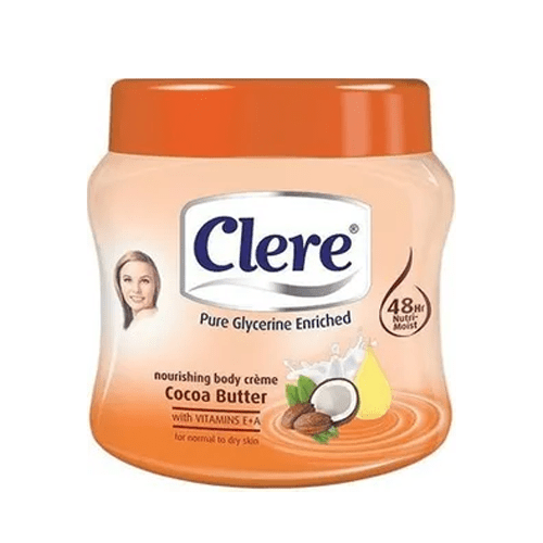 Clere Cocoa Butter Body Cream - 500ml.