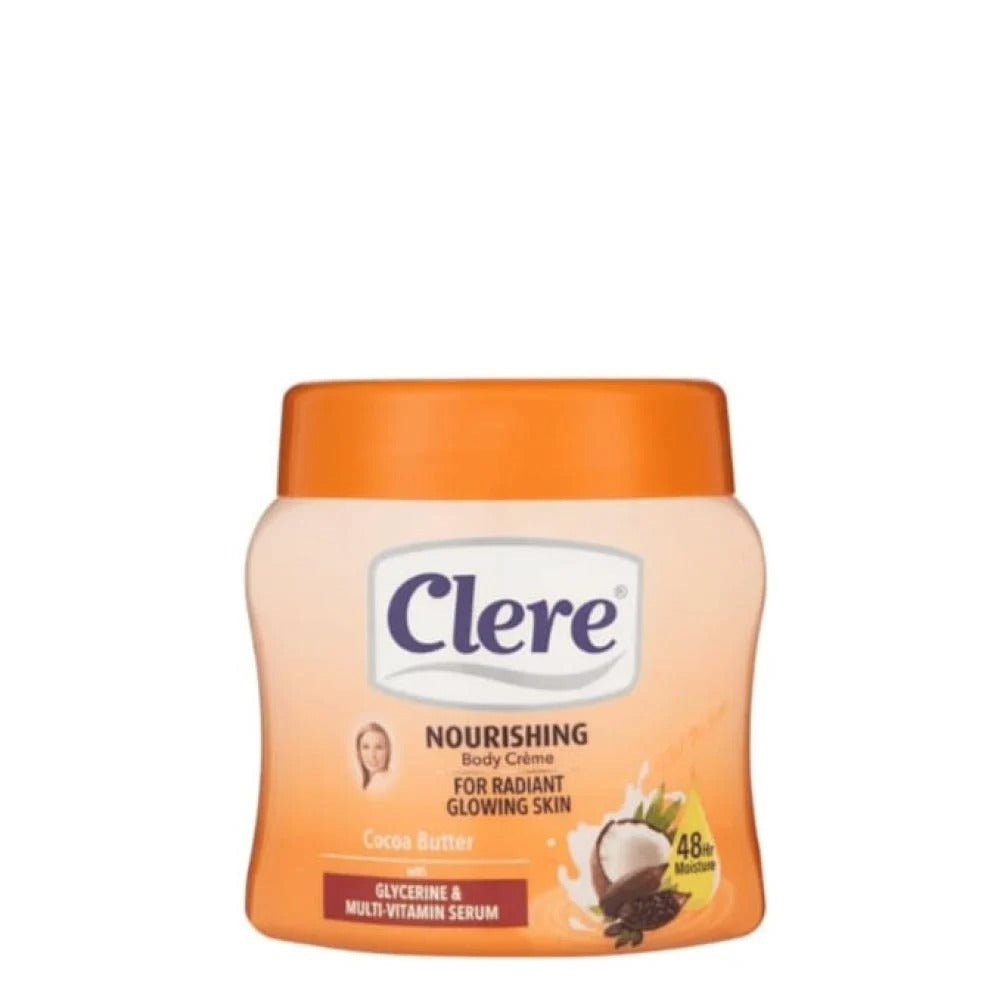 Clere Cocoa Butter Body Cream - 500ml.