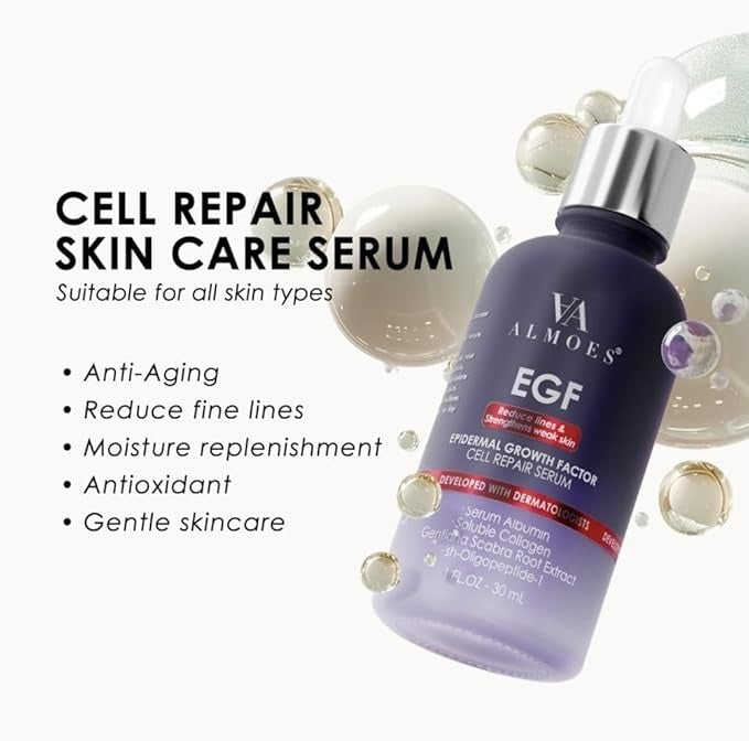 ALMOES Moss Epidermal Growth Factor Preservation Serum.