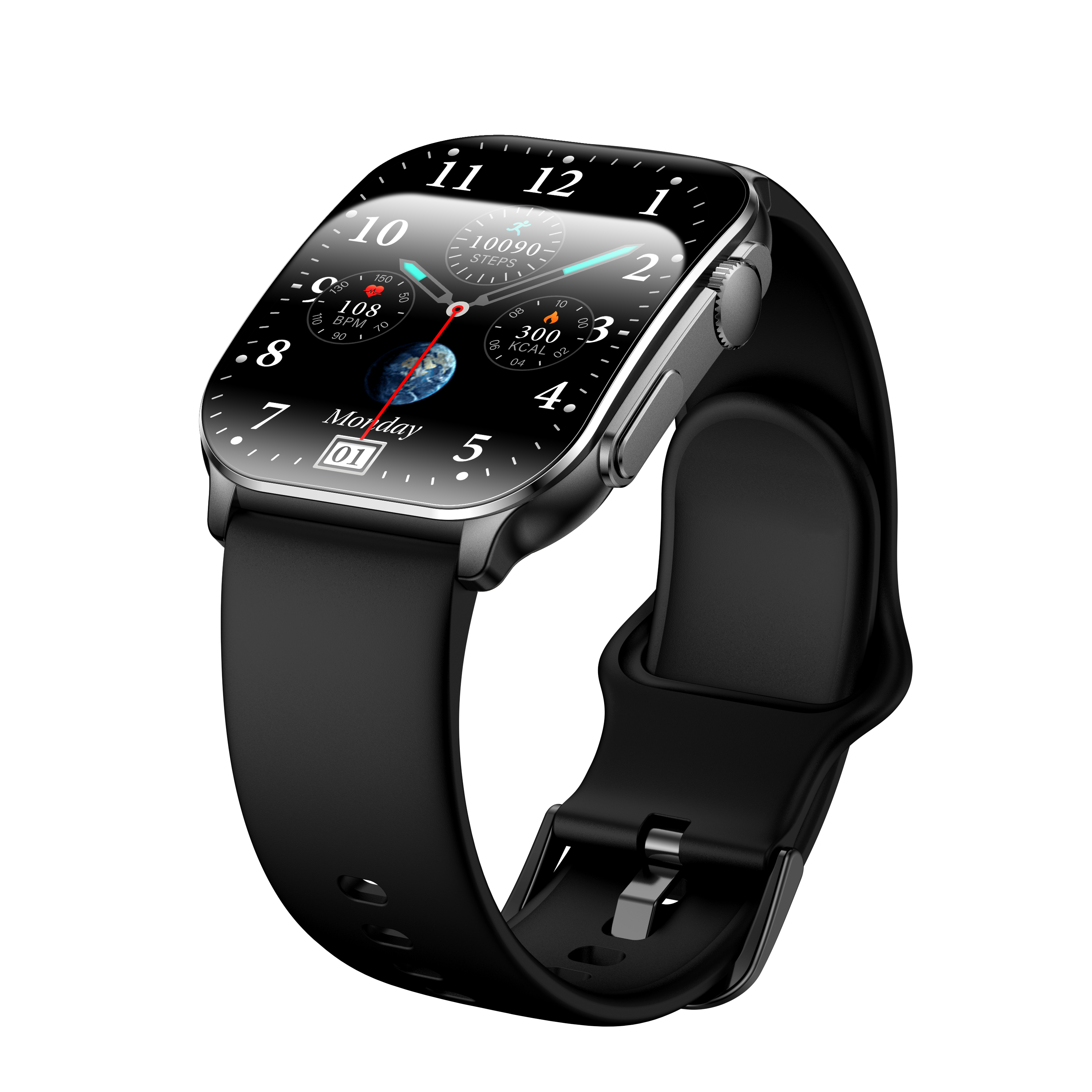 Smartwatch with Bluetooth Calling – 2.01" Display | 100+ Sports Modes | IP68 Waterproof| Android / IOS