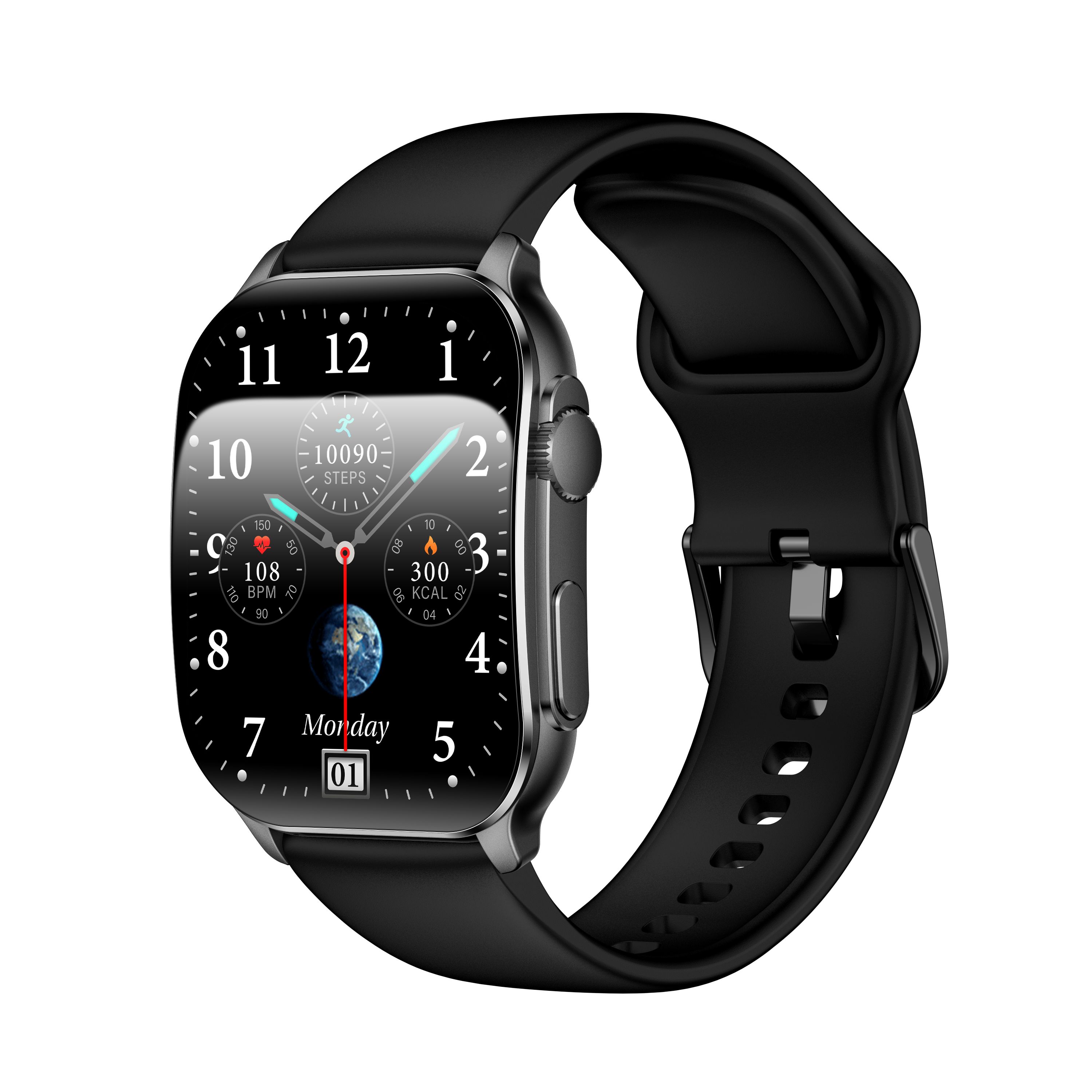 Smartwatch with Bluetooth Calling – 2.01" Display | 100+ Sports Modes | IP68 Waterproof| Android / IOS