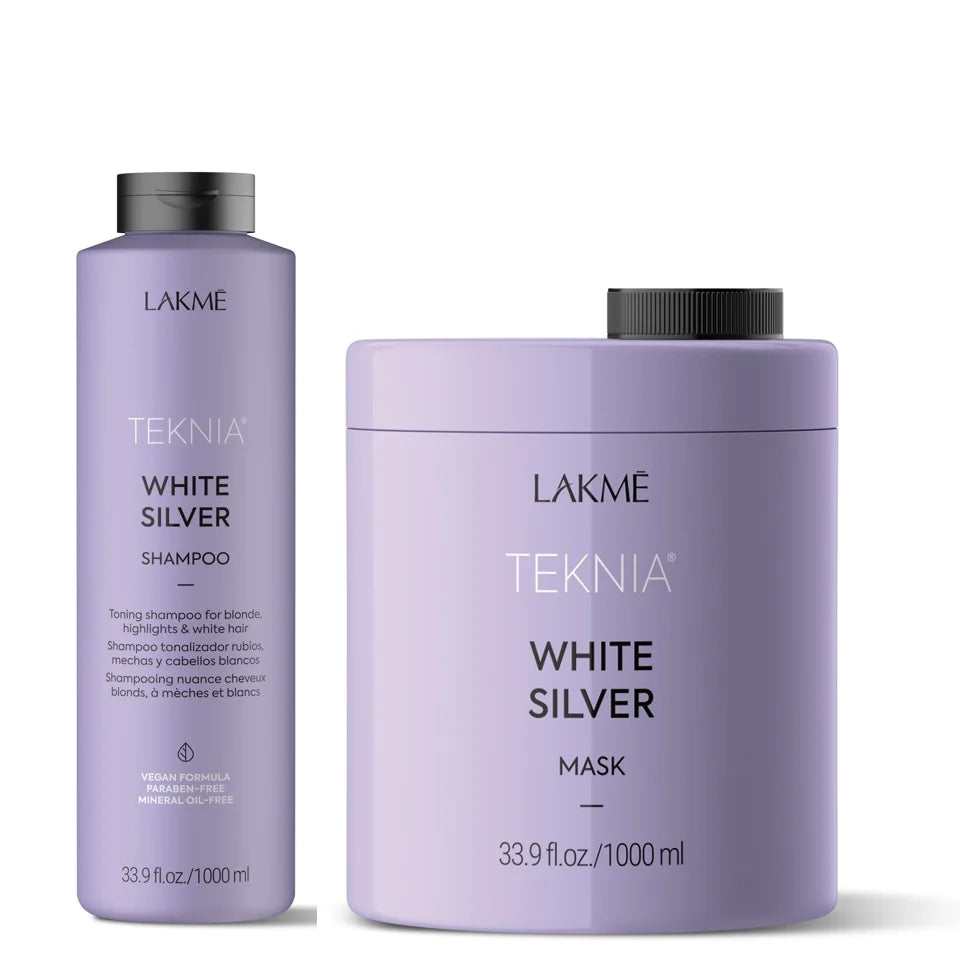 Lakme Teknia White Silver Shampoo for Blonde Highlights and White hair