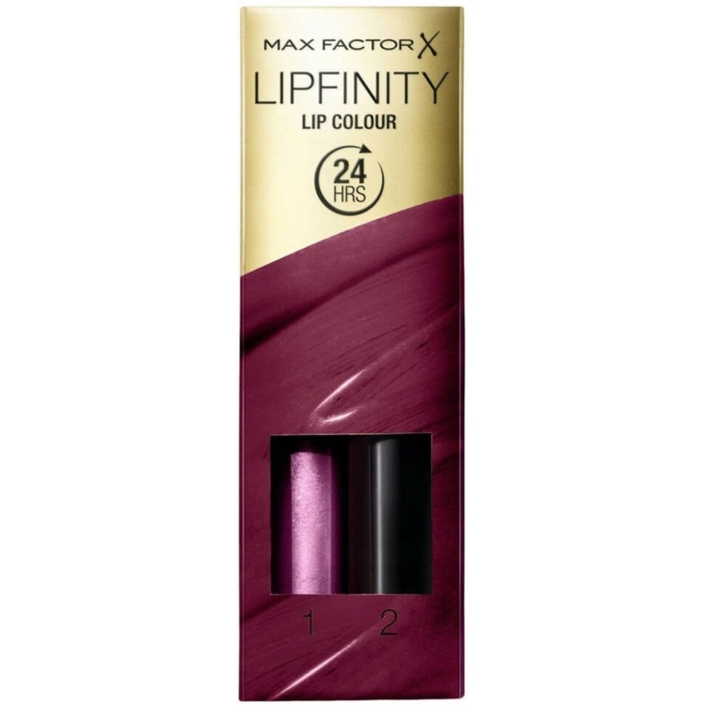 Max Factor X Lipfinity Lipstick with Gloss - 2 Piece Set