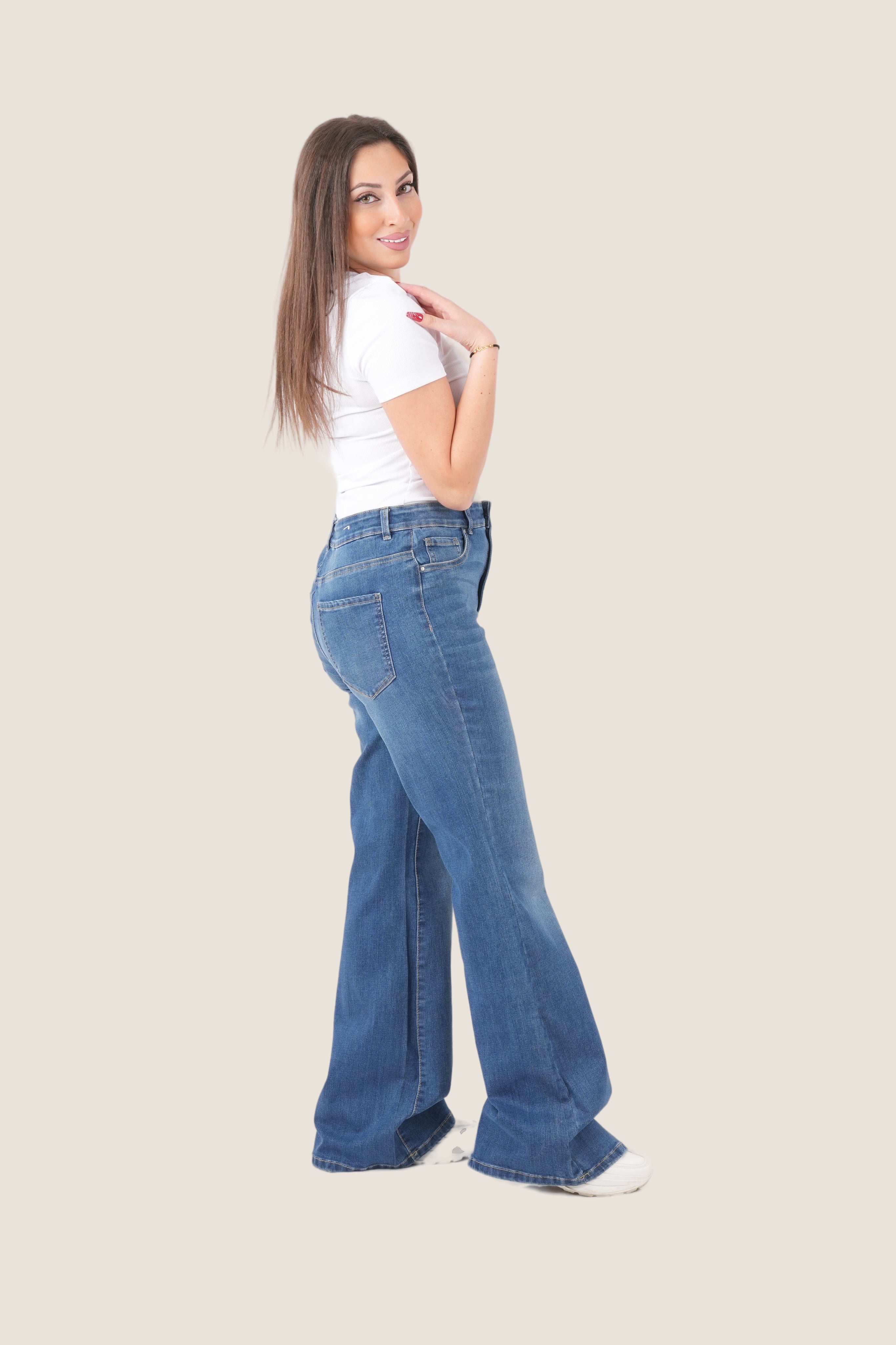 High Waist Wide Leg Jeans for Women -  Finelook