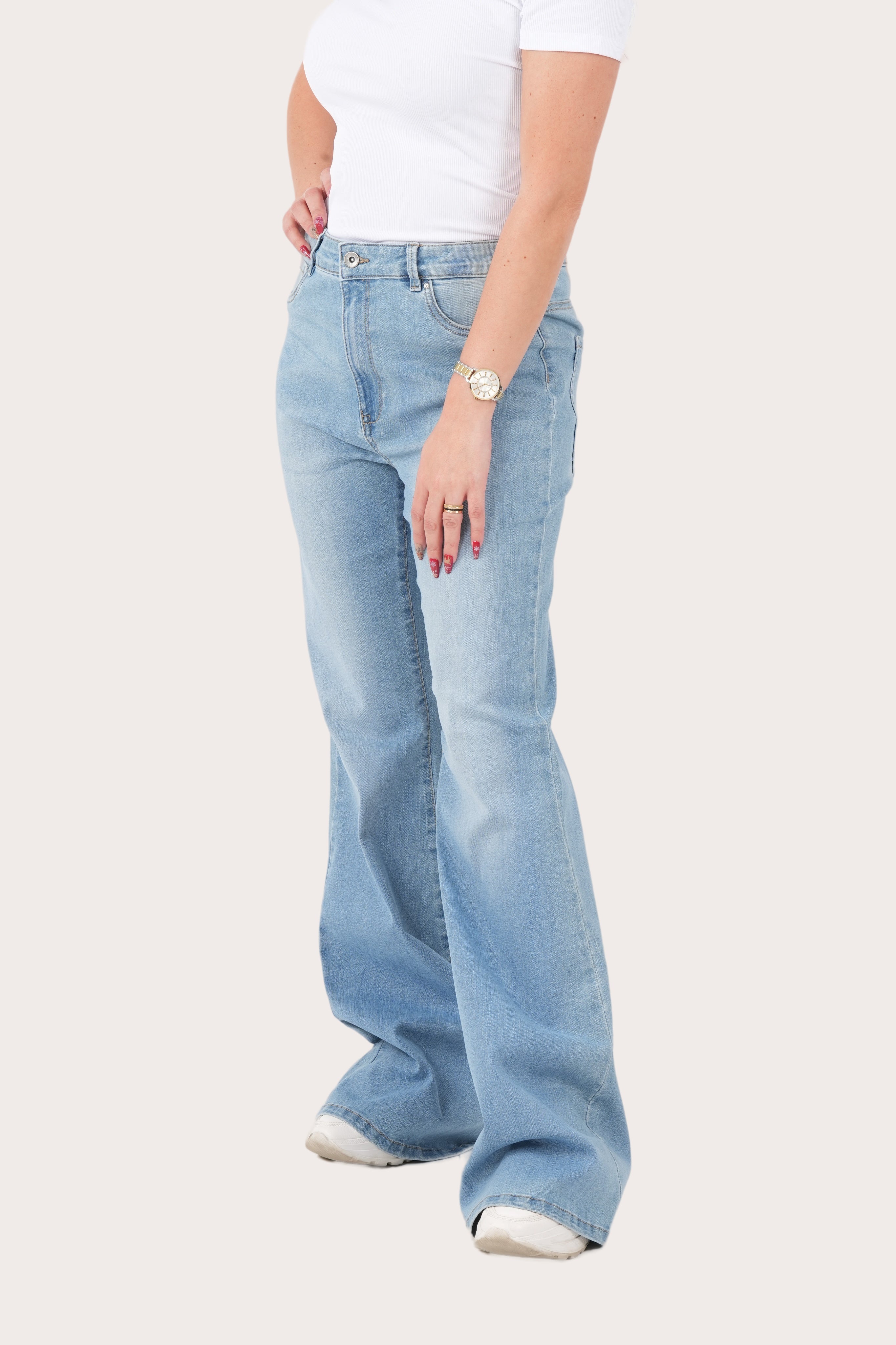 High Waist Wide Leg Jeans for Women -  Finelook