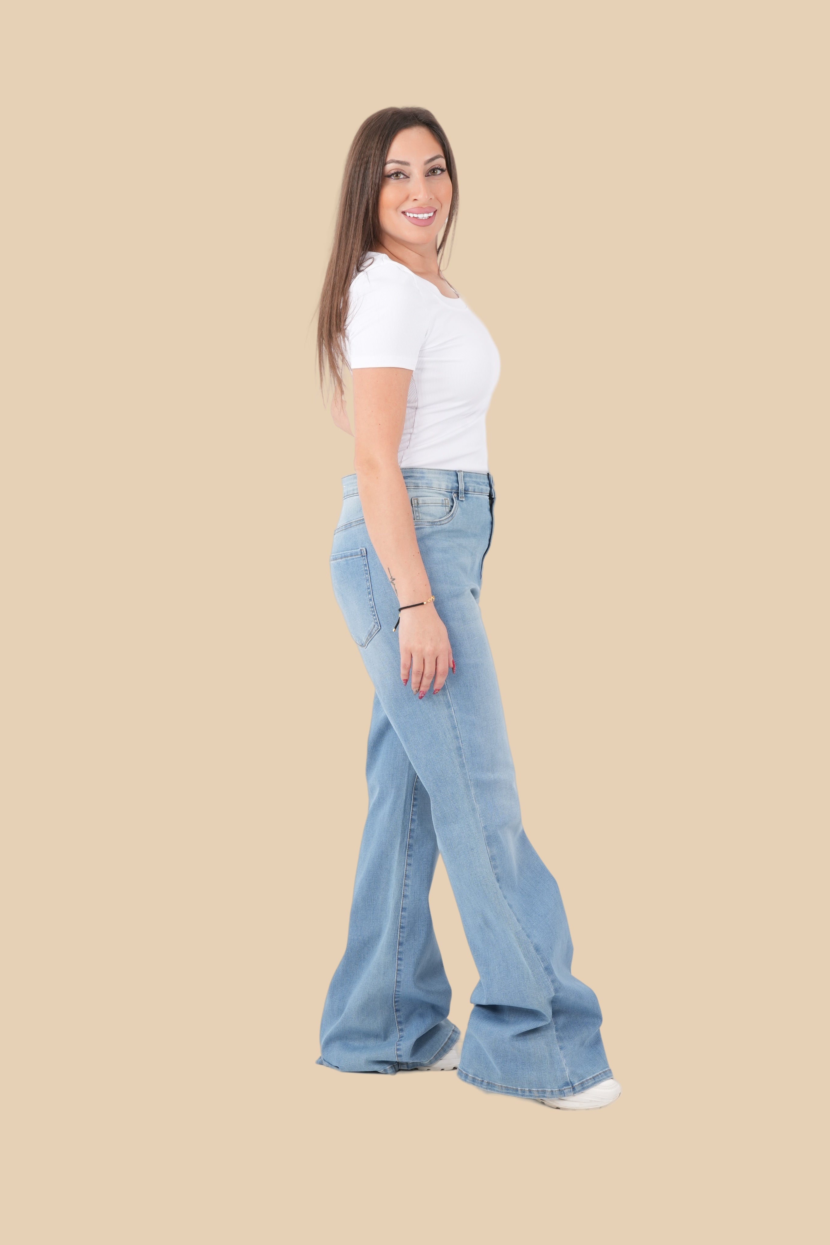 High Waist Wide Leg Jeans for Women -  Finelook