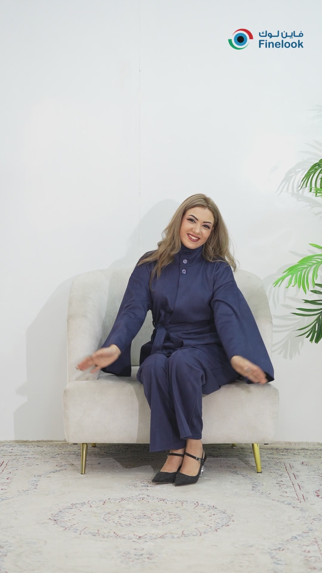Modern Modest Suede Set for Women — High Neck Belted Abaya Style