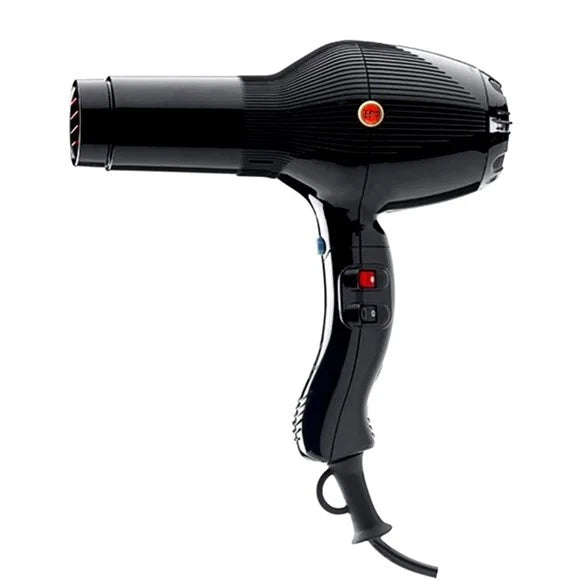 GAMMAPIU' Jambio Gamma Piu Turbo-5555 Italian Hair Dryer - Black