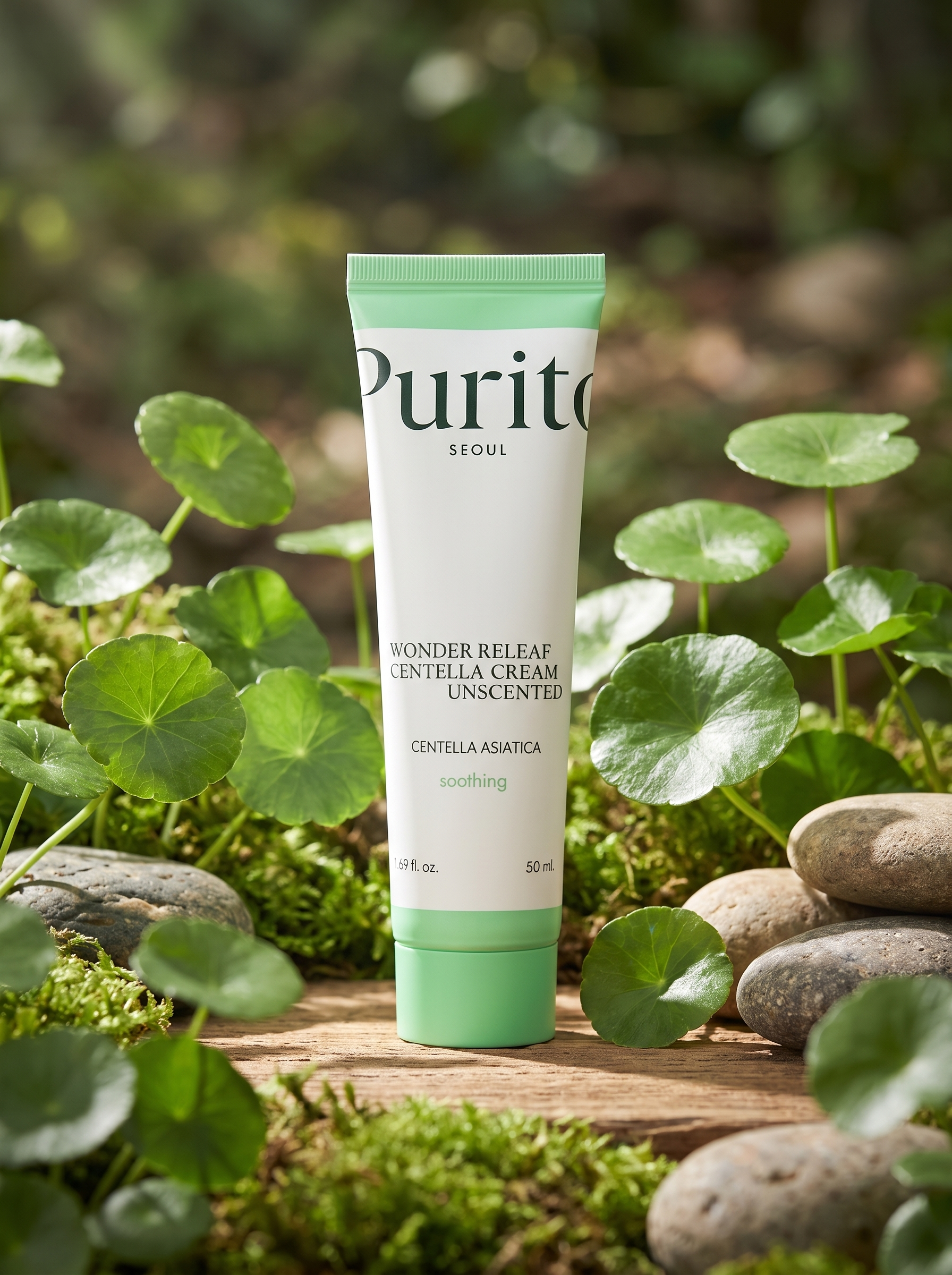 Purito Seoul Wonder Releaf Centella Cream Unscented 50ml – Buy 1 Get 1 Free Bundle